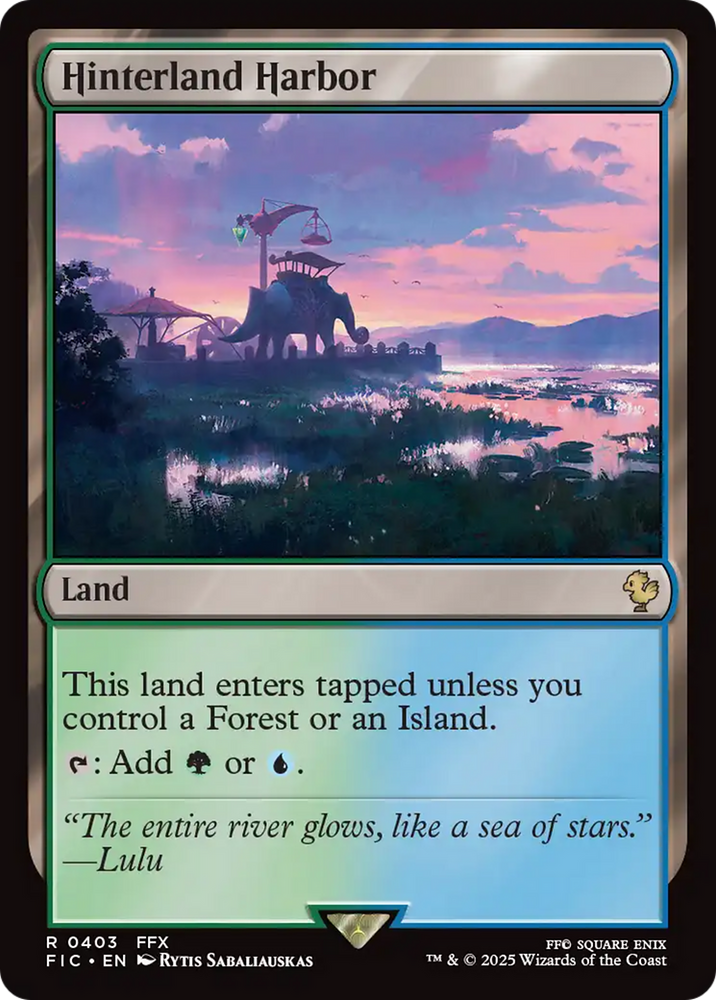 Hinterland Harbor [FINAL FANTASY Commander] Magic: The Gathering
