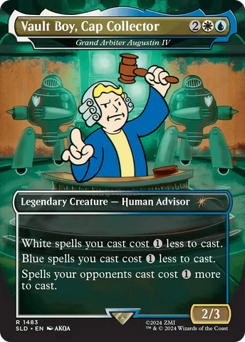 Vault Boy, Cap Collector - Grand Arbiter Augustin IV [Secret Lair Drop Series] Magic: The Gathering