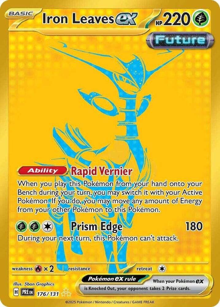 Iron Leaves ex (176/131) [Scarlet & Violet: Prismatic Evolutions] Pokémon