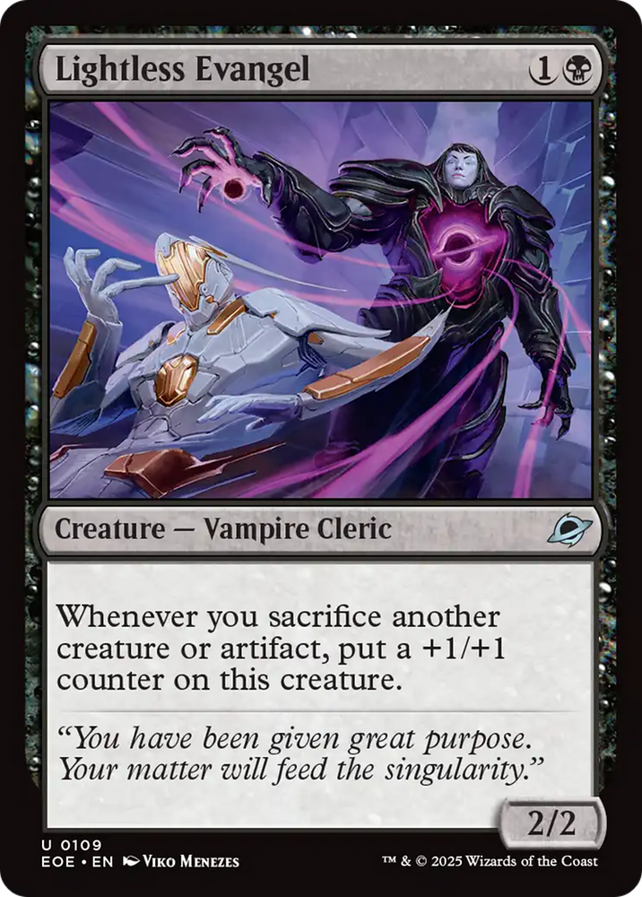 Lightless Evangel [Edge of Eternities] Magic: The Gathering