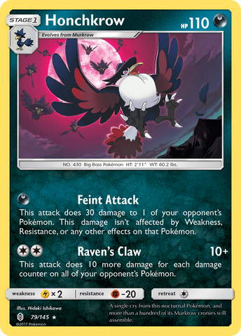 Honchkrow (79/145) [Sun & Moon: Guardians Rising]