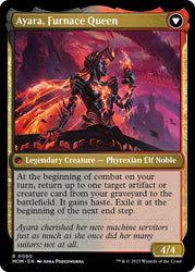 Ayara, Widow of the Realm // Ayara, Furnace Queen [March of the Machine] Magic: The Gathering