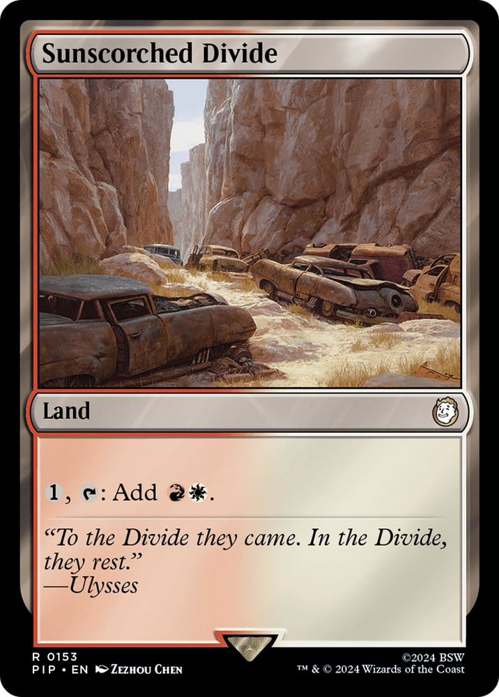 Sunscorched Divide [Fallout] Magic: The Gathering