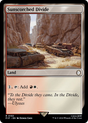Sunscorched Divide [Fallout] Magic: The Gathering