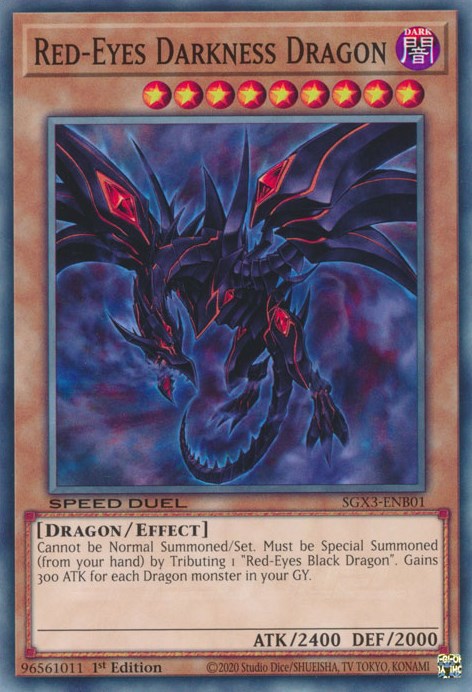Red-Eyes Darkness Dragon [SGX3-ENB01] Common Yu-Gi-Oh!