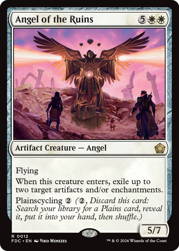 Angel of the Ruins [Foundations Commander] Magic: The Gathering