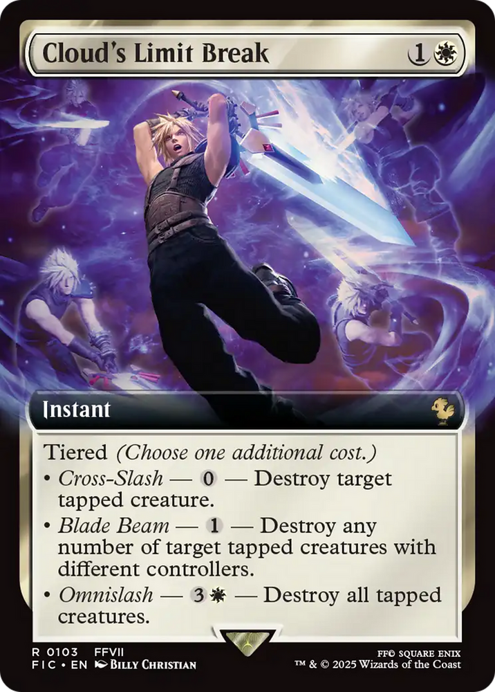 Cloud's Limit Break (Extended Art) [FINAL FANTASY Commander] Magic: The Gathering