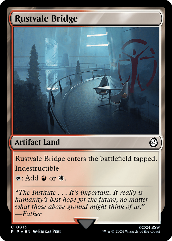 Rustvale Bridge (Surge Foil) [Fallout] Magic: The Gathering