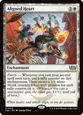 Aligned Heart [Tarkir: Dragonstorm Commander] Magic: The Gathering