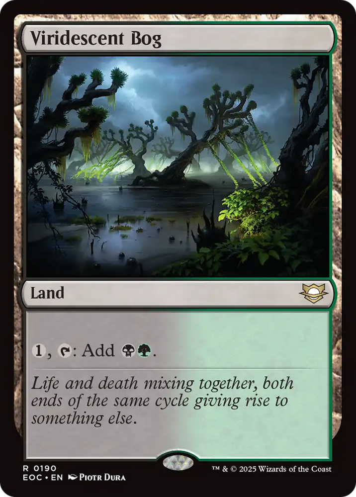 Viridescent Bog [Edge of Eternities Commander] Magic: The Gathering