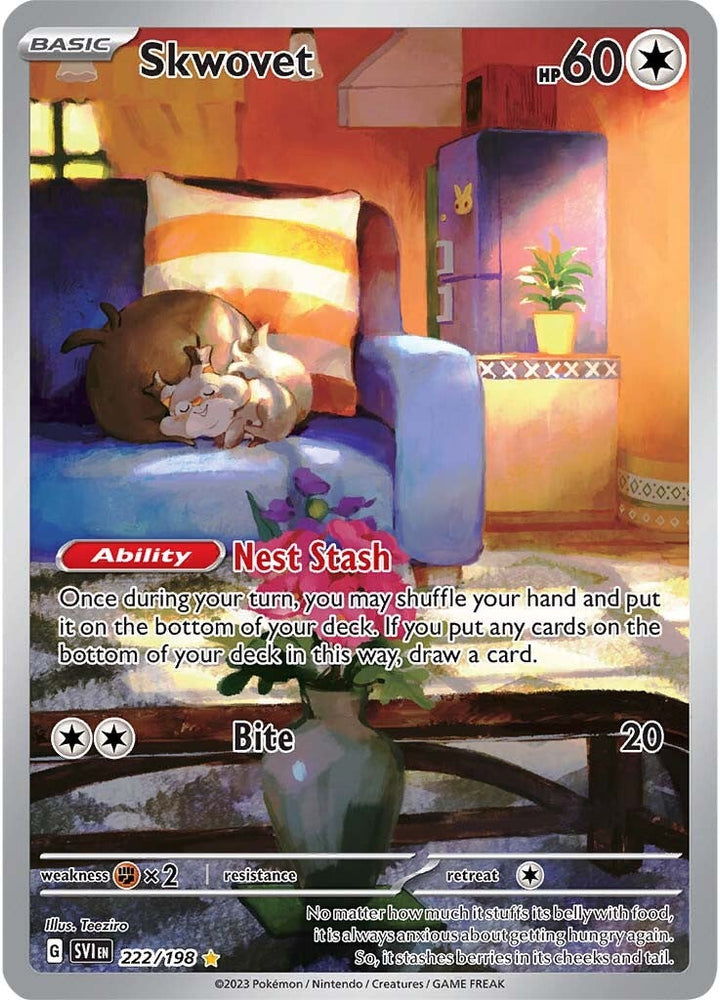 Skwovet (222/198) [Scarlet & Violet: Base Set] Pokémon