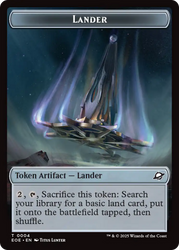 Robot // Lander (0004) Double-Sided Token [Edge of Eternities Tokens] Magic: The Gathering