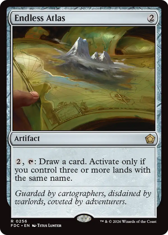 Endless Atlas [Foundations Commander] Magic: The Gathering