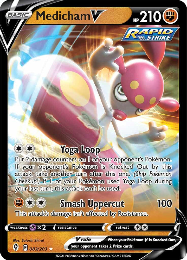Medicham V (083/203) [Sword & Shield: Evolving Skies] Pokémon