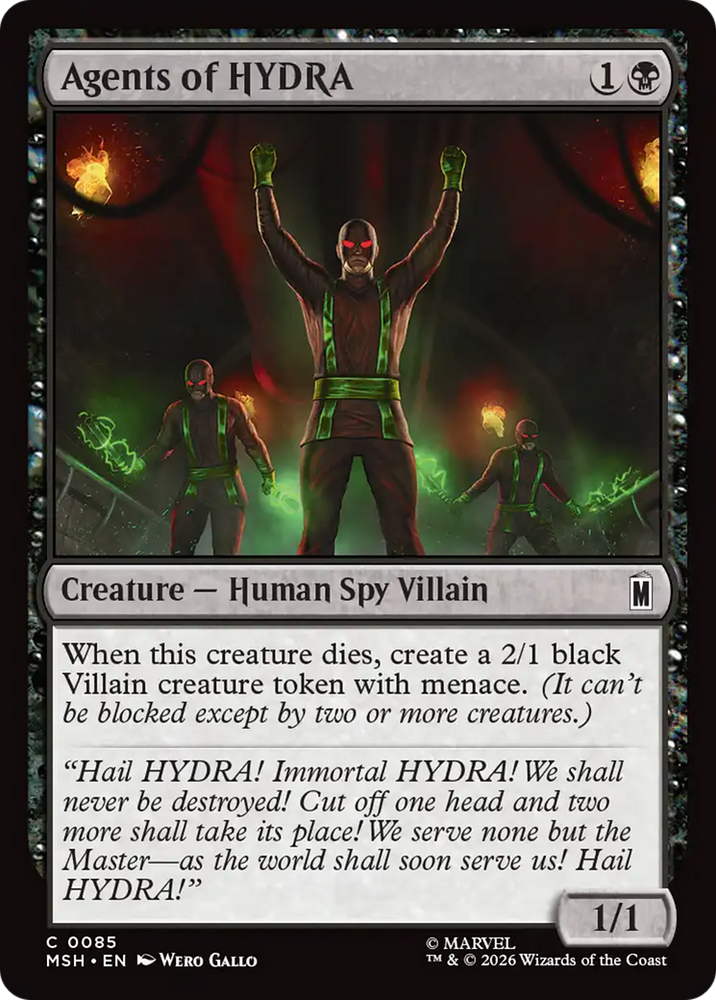 Agents of HYDRA [Marvel Super Heroes] Magic: The Gathering
