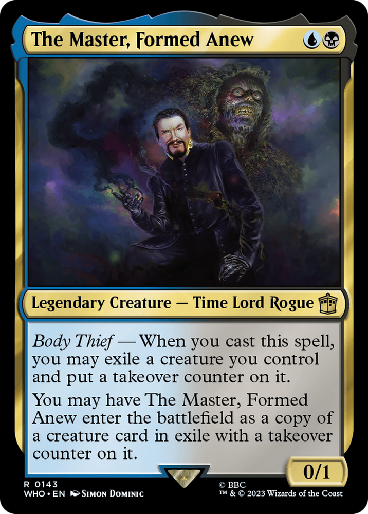 The Master, Formed Anew [Doctor Who] Magic: The Gathering