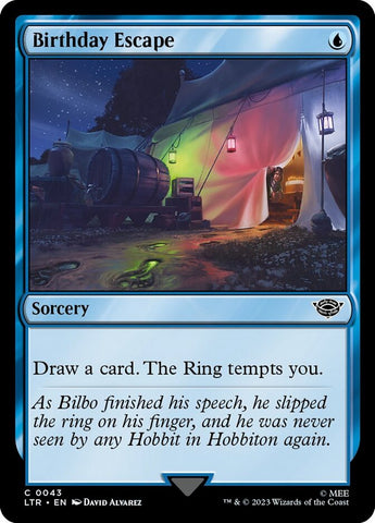 Birthday Escape [The Lord of the Rings: Tales of Middle-Earth] Magic: The Gathering