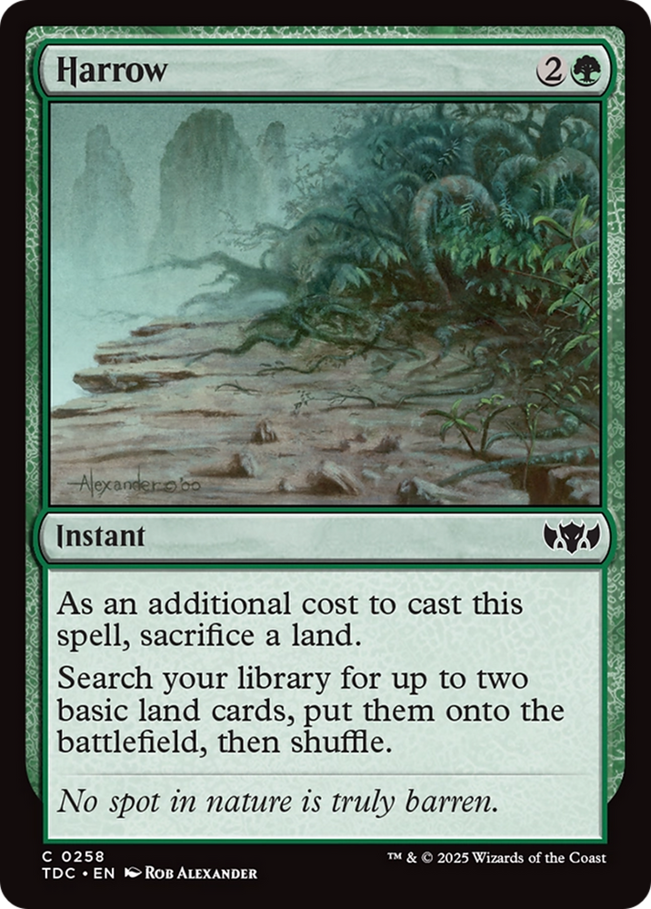 Harrow [Tarkir: Dragonstorm Commander] Magic: The Gathering