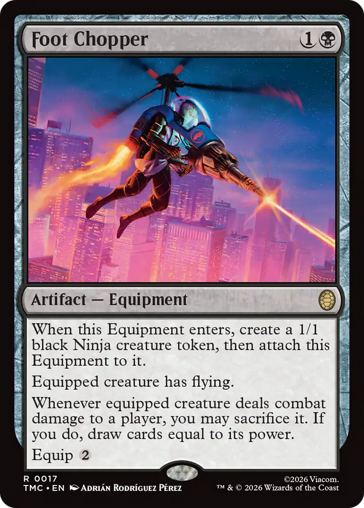 Foot Chopper [Teenage Mutant Ninja Turtles Commander] Magic: The Gathering