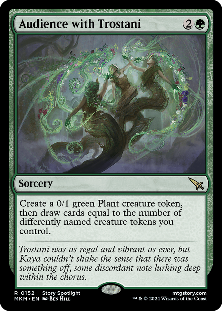 Audience with Trostani [Murders at Karlov Manor] Magic: The Gathering