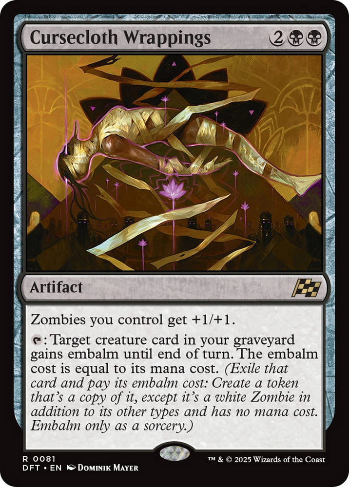 Cursecloth Wrappings [Aetherdrift] Magic: The Gathering