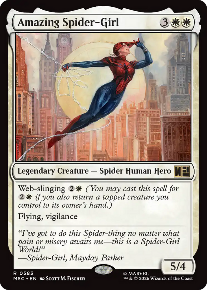 Amazing Spider-Girl [Marvel Super Heroes Commander] Magic: The Gathering