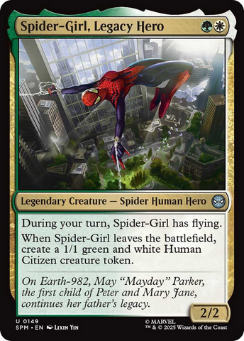 Spider-Girl, Legacy Hero [Marvel's Spider-Man] Magic: The Gathering