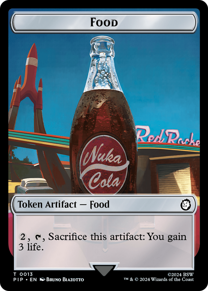 Food (0013) // Clue Double-Sided Token [Fallout Tokens] Magic: The Gathering