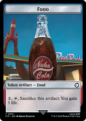 Food (0013) // Wasteland Survival Guide Double-Sided Token [Fallout Tokens] Magic: The Gathering