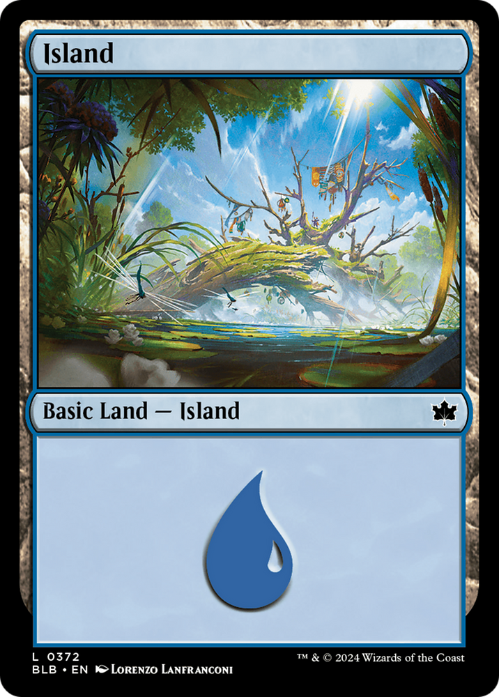 Island (0372) [Bloomburrow] Magic: The Gathering