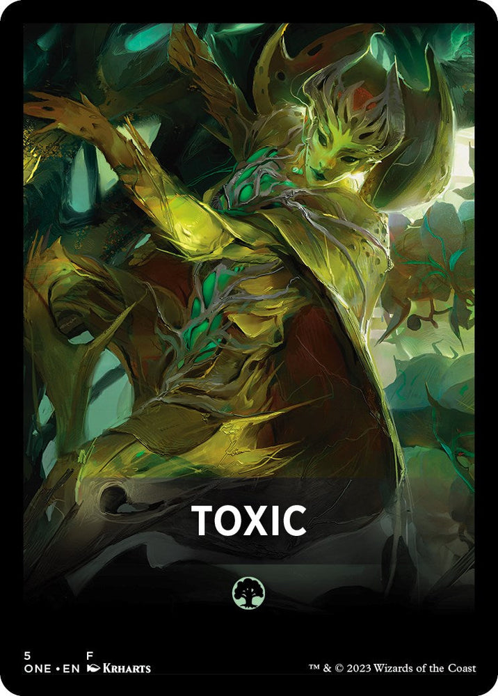 Toxic Theme Card [Phyrexia: All Will Be One Tokens] Magic: The Gathering