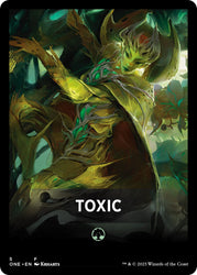 Toxic Theme Card [Phyrexia: All Will Be One Tokens] Magic: The Gathering