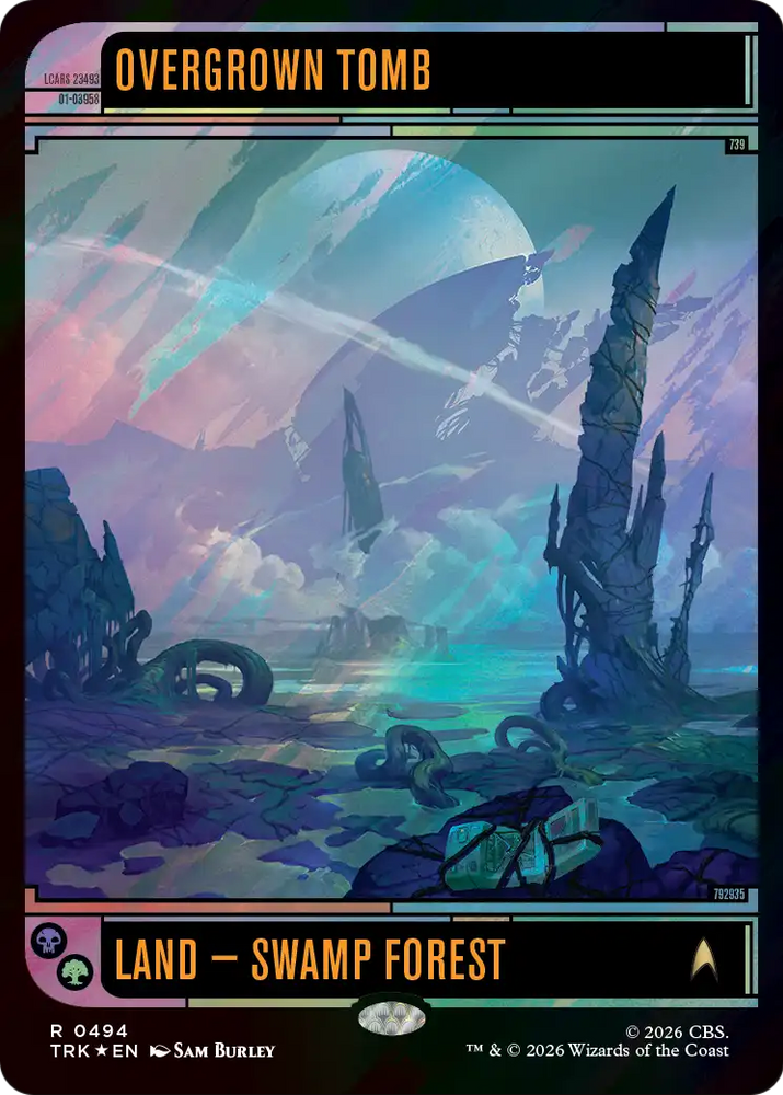 Overgrown Tomb (Surge Foil) [Star Trek] Magic: The Gathering
