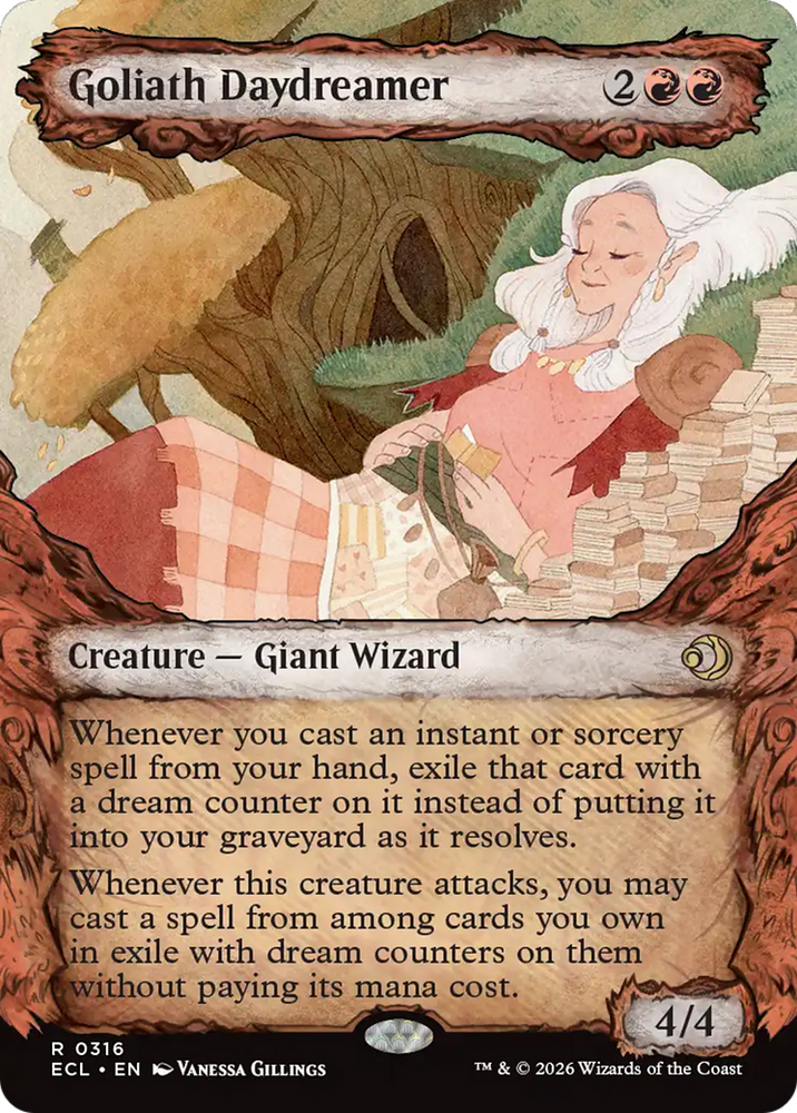Goliath Daydreamer (Showcase) [Lorwyn Eclipsed] Magic: The Gathering