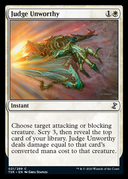 Judge Unworthy [Time Spiral Remastered] Magic: The Gathering
