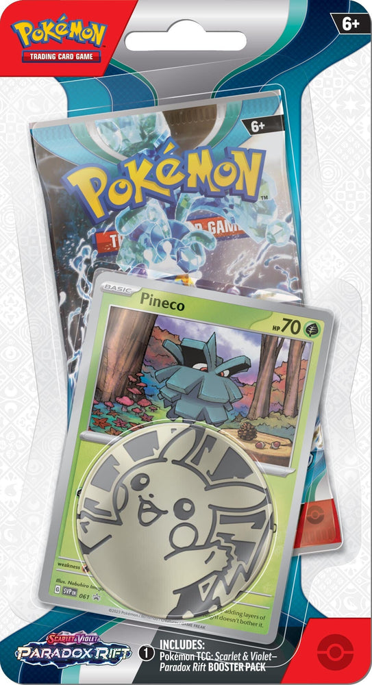 Scarlet & Violet: Paradox Rift - Single Pack Blister (Pineco) Pokémon