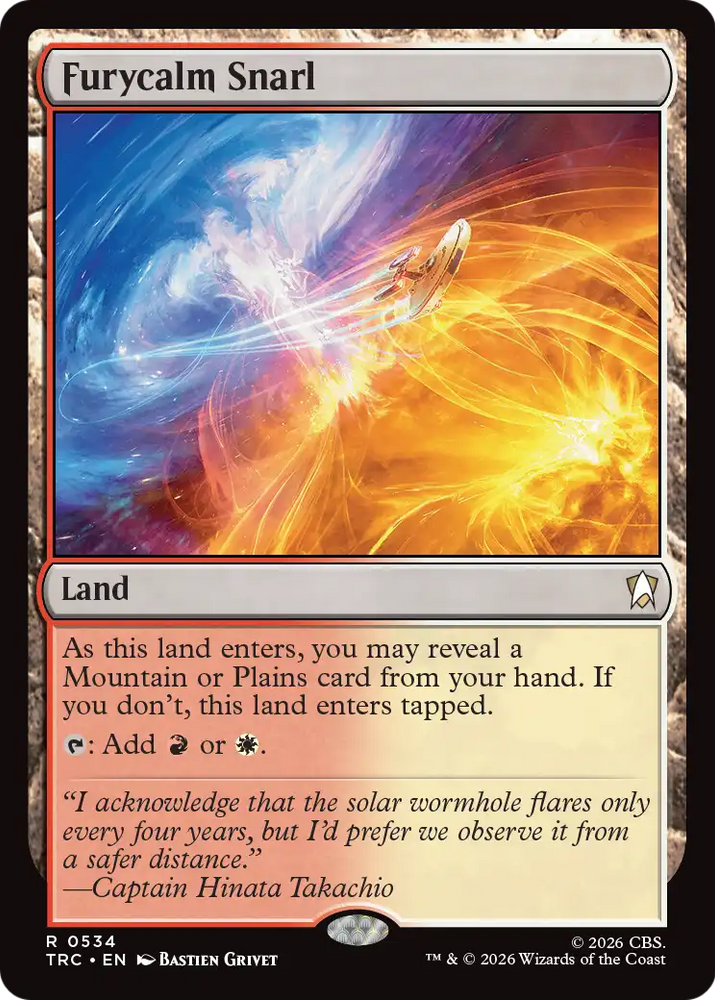 Furycalm Snarl (Surge Foil) [Star Trek Commander] Magic: The Gathering