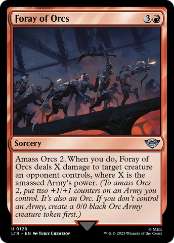 Foray of Orcs [The Lord of the Rings: Tales of Middle-Earth] Magic: The Gathering