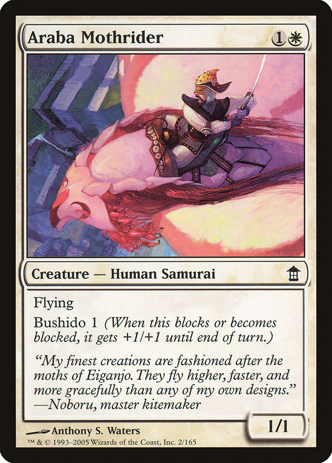 Araba Mothrider [Saviors of Kamigawa] Magic: The Gathering