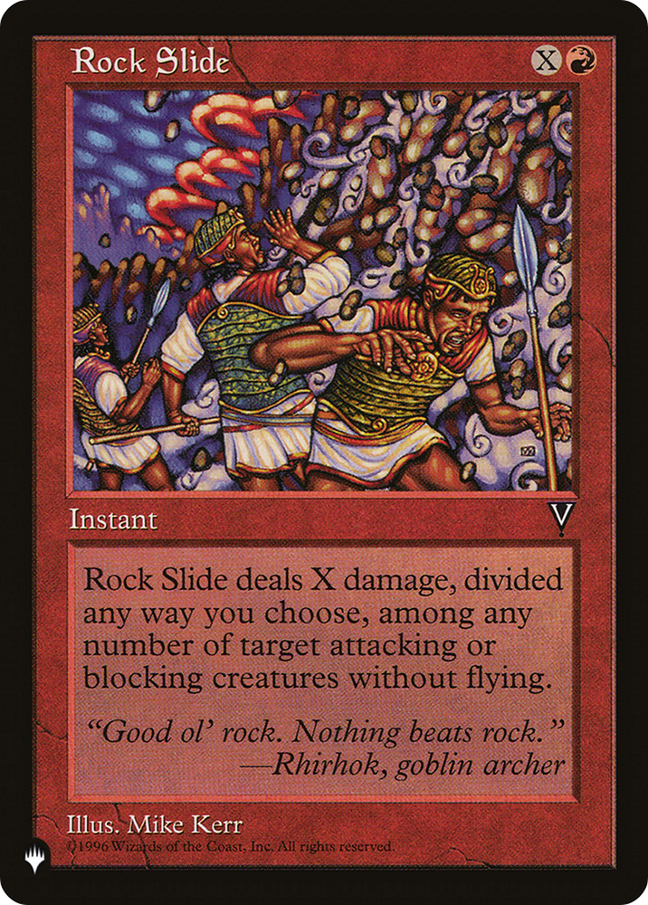 Rock Slide [The List] Magic: The Gathering