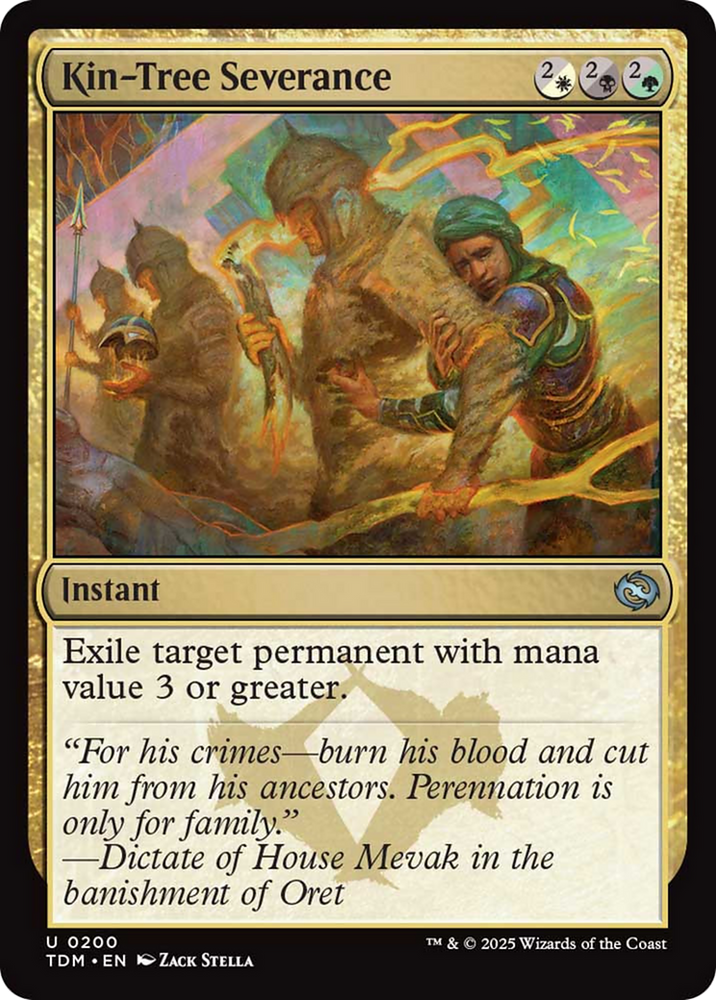 Kin-Tree Severance [Tarkir: Dragonstorm] Magic: The Gathering