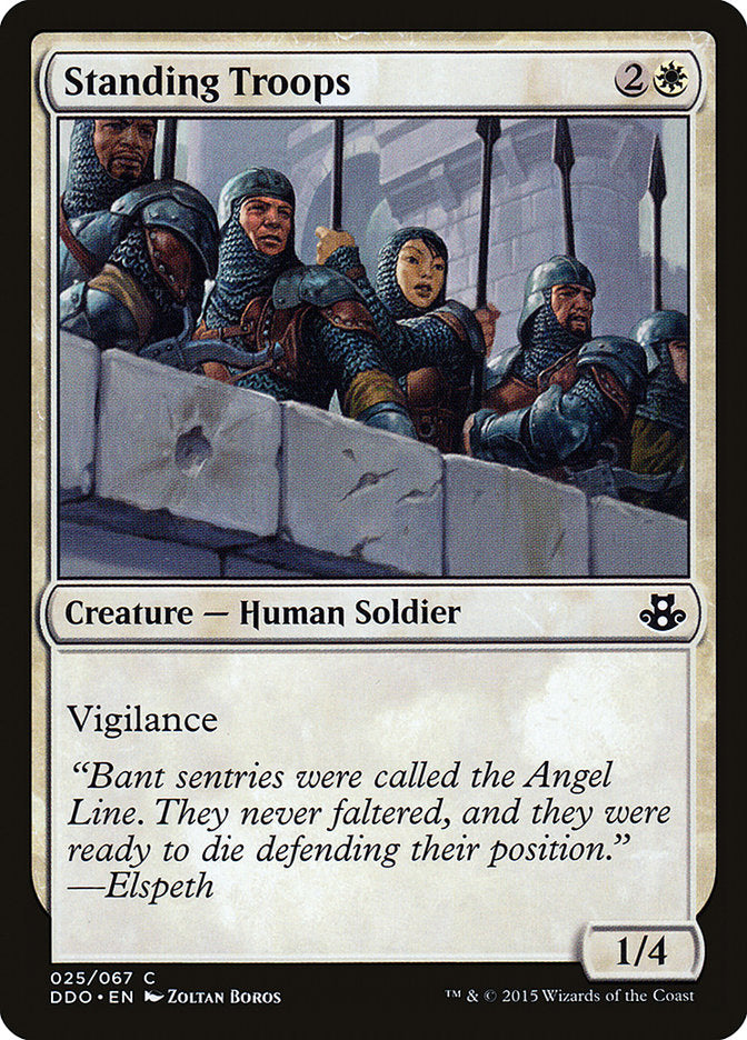 Standing Troops [Duel Decks: Elspeth vs. Kiora] Magic: The Gathering