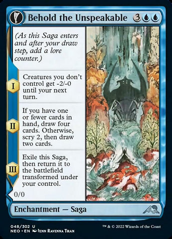 Behold the Unspeakable // Vision of the Unspeakable [Kamigawa: Neon Dynasty] Magic: The Gathering