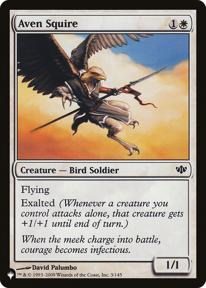 Aven Squire [The List] Magic: The Gathering