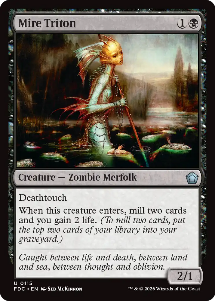 Mire Triton [Foundations Commander] Magic: The Gathering