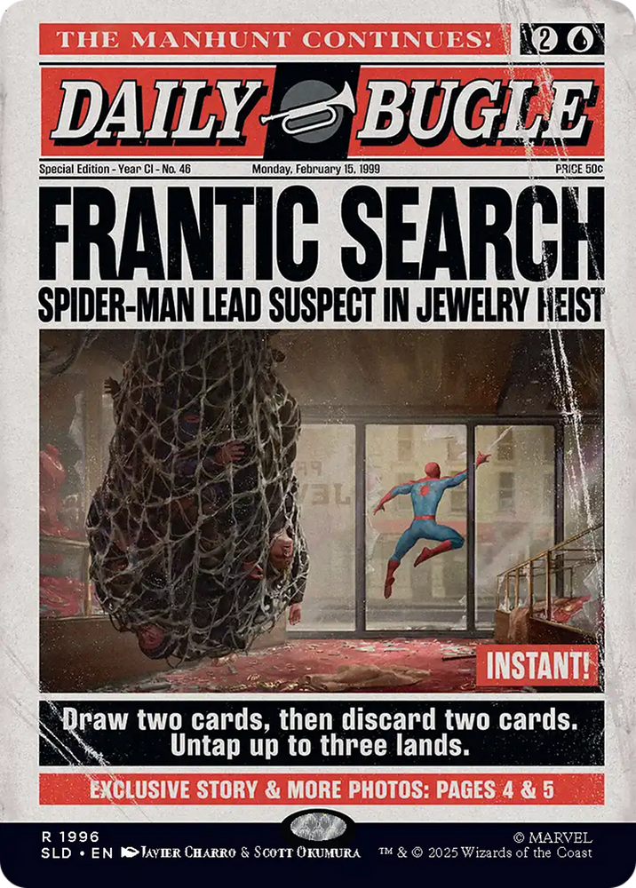 Frantic Search (1996) [Secret Lair Drop Series] Magic: The Gathering