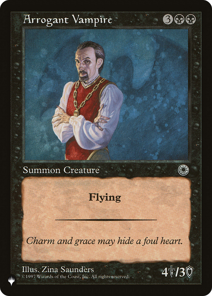 Arrogant Vampire [The List] Magic: The Gathering