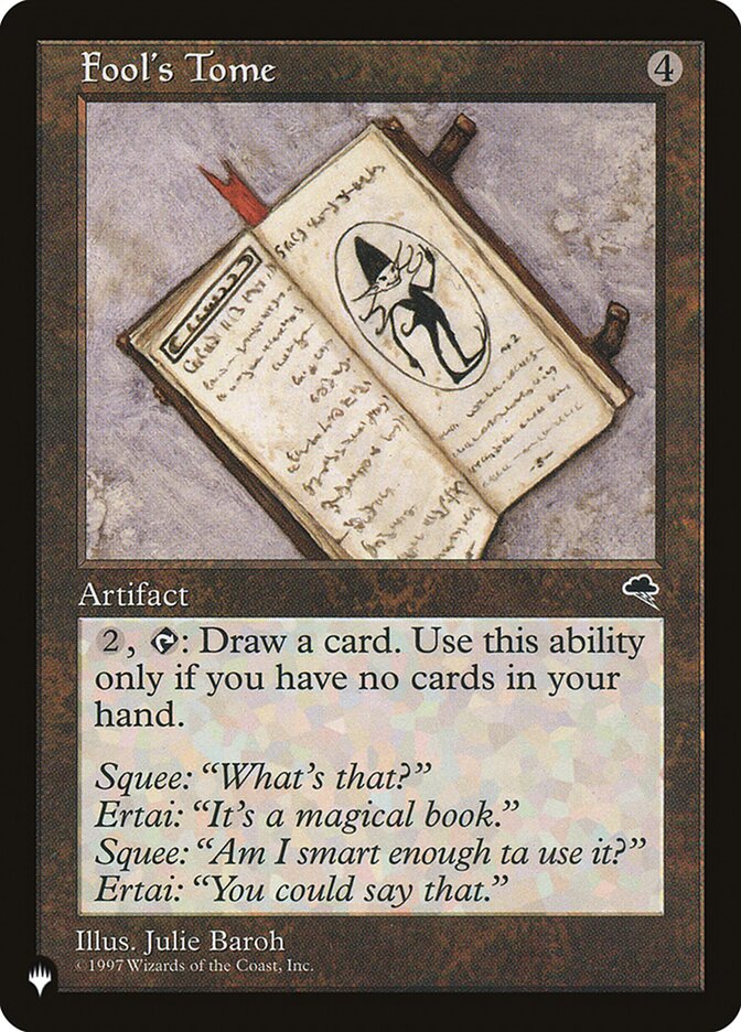 Fool's Tome [The List] Magic: The Gathering