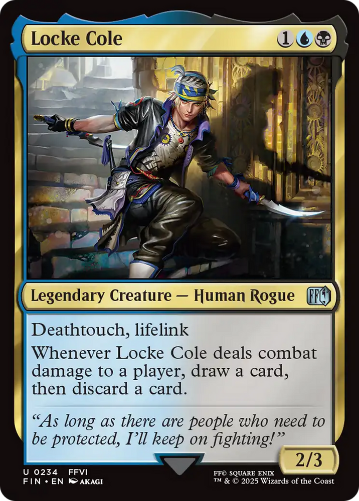 Locke Cole [FINAL FANTASY] Magic: The Gathering