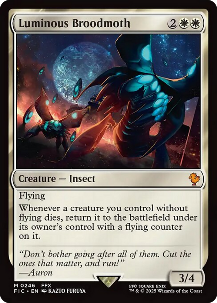 Luminous Broodmoth [FINAL FANTASY Commander] Magic: The Gathering